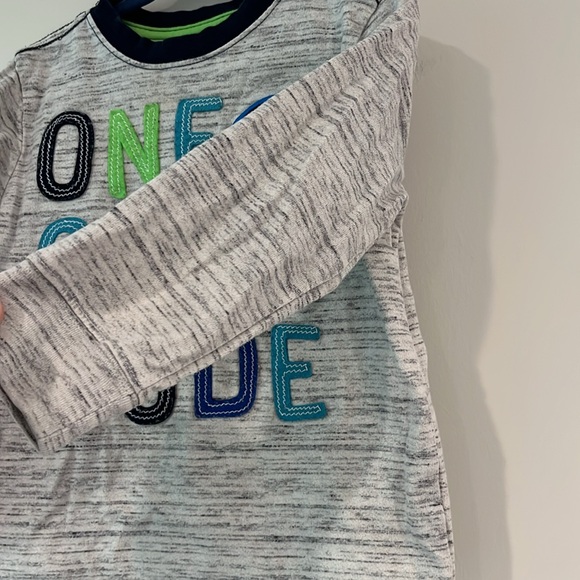 GYMBOREE Toddler Boys 2T One Cool Dude Yeti Patch Appliqué Long Sleeve Shirt - Picture 4 of 7